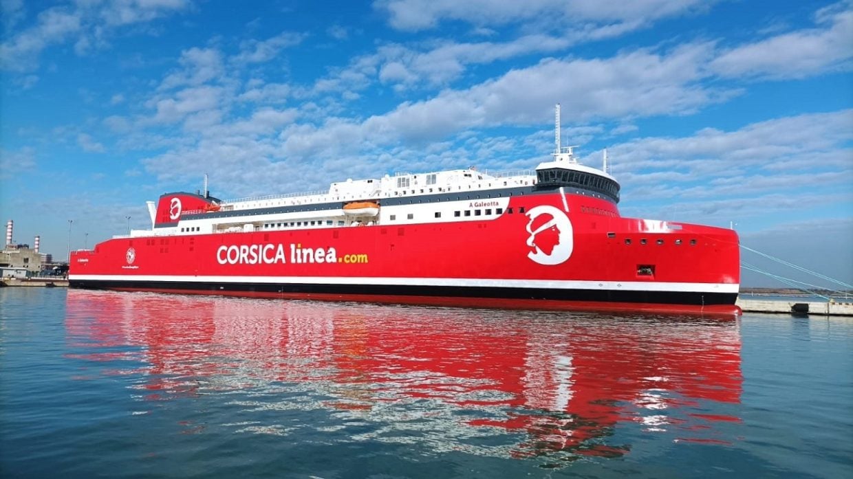 Corsica Linea élargit sa flotte avec un navire au GNL : Un engagement en faveur de la durabilité