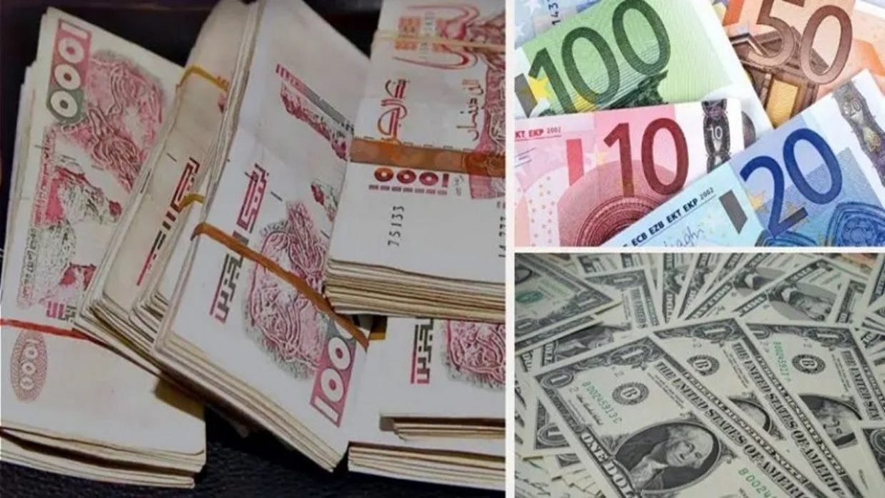 Taux de change en Algérie : 1000 euros en dinars algériens sur le marché noir ce 24 avril 2024